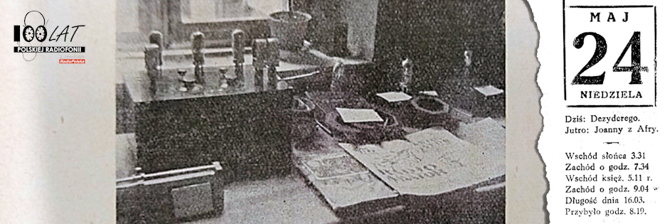 Ilustracja tytułowa dla dnia: 24.05.1925. Wystawa radiowa w gimnazjum im. Tadeusza Reytana. Źródło: „Radio-Amator” 10-11/1925 Ilustracja tytułowa dla dnia: 24.05.1925. Wystawa radiowa w gimnazjum im. Tadeusza Reytana. Źródło: „Radio-Amator” 10-11/1925