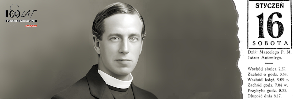 Ilustracja tytułowa dla dnia: 16.01.1926. ks. Ronald Knox. Źródło: Wikipedia (https://en.wikipedia.org/wiki/File:Ronald_Knox.jpg)