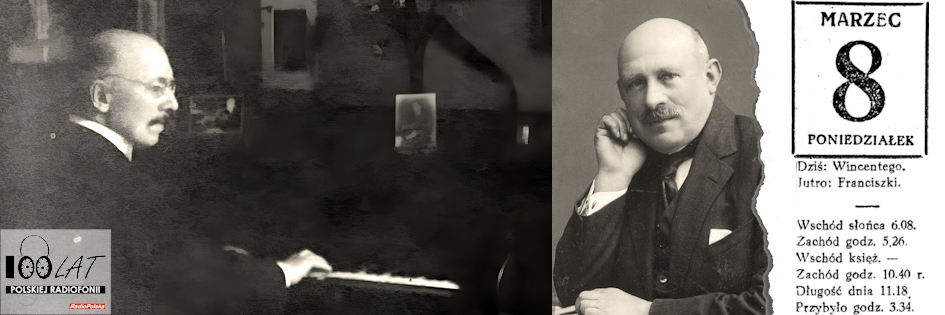 Ilustracja tytułowa dla dnia: 08.03.1926. Aleksander Michałowski (z lewej) i Aleksander Janowski (z prawej). Źródło: Narodowe Archiwum Cyfrowe