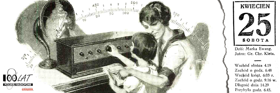 Ilustracja tytu?owa dla dnia: 25.04.1925. Fragment reklamy z pisma ?Radio News?. ?r?d?o: ?Radio News? 3/1925 Ilustracja tytu?owa dla dnia: 25.04.1925. Fragment reklamy z pisma ?Radio News?. ?r?d?o: ?Radio News? 3/1925