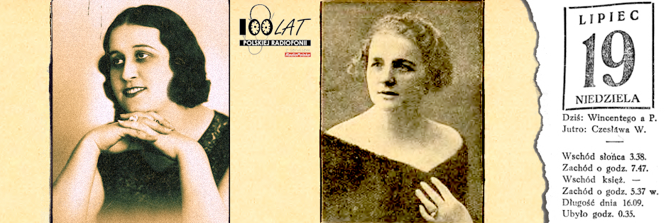 Ilustracja tytułowa dla dnia: 19.07.1925. Walentyna Walewska i Helena Rymas. Źródło: Narodowe Archiwum Cyfrowe, „Nowości Illustrowane” 8/1924 Ilustracja tytułowa dla dnia: 19.07.1925. Walentyna Walewska i Helena Rymas. Źródło: Narodowe Archiwum Cyfrowe, „Nowości Illustrowane” 8/1924