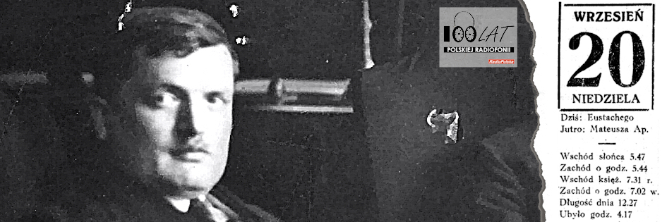 Ilustracja tytułowa dla dnia: 20.09.1925. Tadeusz Pęczalski. Źródło: Narodowe Archiwum Cyfrowe