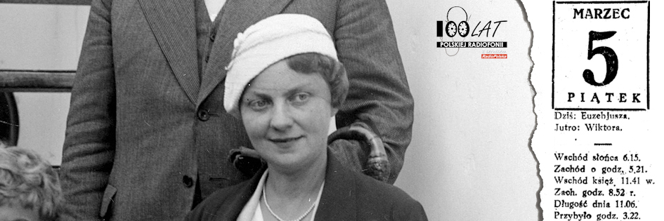 Ilustracja tytułowa dla dnia: 05.03.1926. Anna Seidler-Peche. Źródło: Narodowe Archiwum Cyfrowe