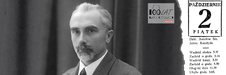 Ilustracja tytułowa dla dnia: 02.10.1925. Mieczysław Pożaryski. Źródło: Narodowe Archiwum Cyfrowe