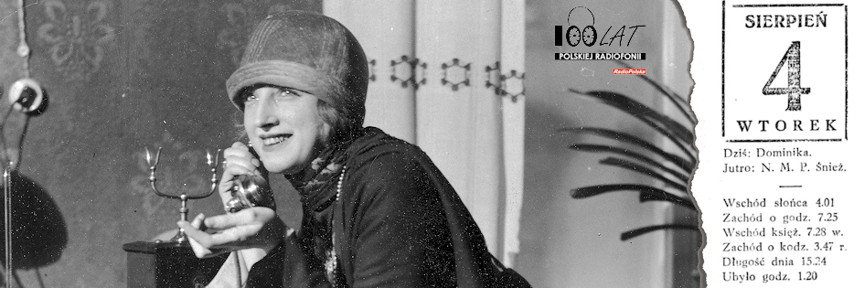 Ilustracja tytułowa dla dnia: 04.08.1925. Hanka Ordonówna. Źródło: Narodowe Archiwum Cyfrowe Ilustracja tytułowa dla dnia: 04.08.1925. Hanka Ordonówna. Źródło: Narodowe Archiwum Cyfrowe