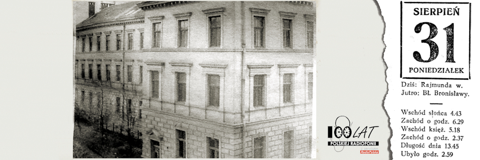 Ilustracja tytułowa dla dnia: 31.08.1925. Gimnazjum matematyczno-przyrodnicze w Krakowie. Źródło: FotoPolska.eu: Kuryer Codzienny