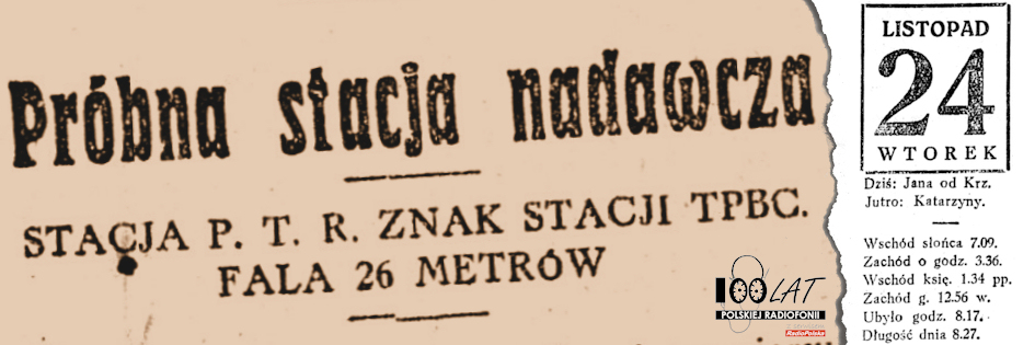 Ilustracja tytułowa dla dnia: 24.11.1925. Fragment artykułu z „Rzeczpospolitej”. Źródło: „Rzeczpospolita”, 25.11.1925