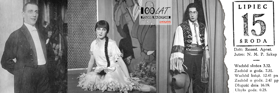 Ilustracja tytułowa dla dnia: 15.07.1925. Wacław Zdanowicz, Janina Sokołowska i Kazimierz Dembowski. Źródło: Narodowe Archiwum Cyfrowe Ilustracja tytułowa dla dnia: 15.07.1925. Wacław Zdanowicz, Janina Sokołowska i Kazimierz Dembowski. Źródło: Narodowe Archiwum Cyfrowe