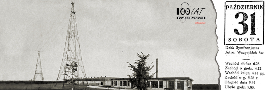 Ilustracja tytułowa dla dnia: 31.10.1925. Stacja nadawcza Hilversum w Holandii. Źródło: Michael Egan, W. Harmsen „Radio voor amateurs”, Amsterdam 1926 Ilustracja tytułowa dla dnia: 31.10.1925. Stacja nadawcza Hilversum w Holandii. Źródło: Michael Egan, W. Harmsen „Radio voor amateurs”, Amsterdam 1926