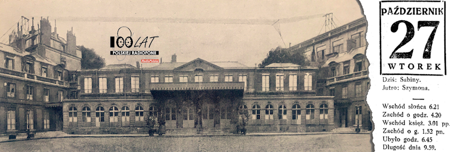 Ilustracja tytułowa dla dnia: 27.10.1925. Stacja nadawcza Paris PTT. Źródło: radiotsf.fr (https://www.radiotsf.fr/il-y-a-cent-ans-les-ptt-lancent-leur-station-parisienne-avec-du-materiel-americain/) Ilustracja tytułowa dla dnia: 27.10.1925. Stacja nadawcza Paris PTT. Źródło: radiotsf.fr (https://www.radiotsf.fr/il-y-a-cent-ans-les-ptt-lancent-leur-station-parisienne-avec-du-materiel-americain/)