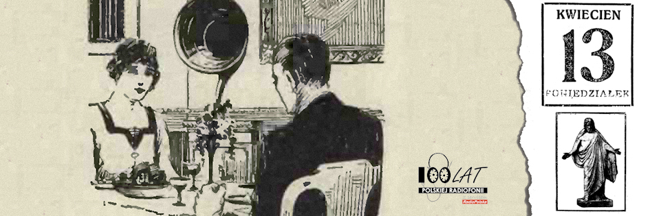 Ilustracja tytu?owa dla dnia: 13.04.1925. Radio w lokalu gastronomicznym ? szkic. ?r?d?o: ?Wireless Constructor? 2/1925 Ilustracja tytu?owa dla dnia: 13.04.1925. Radio w lokalu gastronomicznym ? szkic. ?r?d?o: ?Wireless Constructor? 2/1925