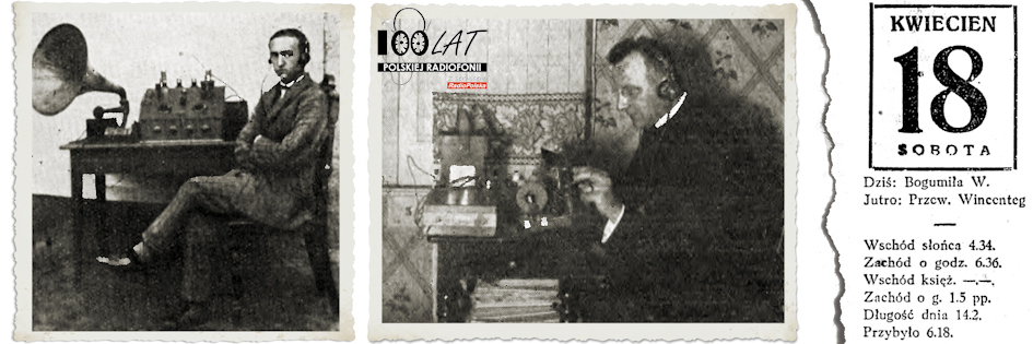 Ilustracja tytu?owa dla dnia: 18.04.1925. Pierwsi konstruktorzy odbiornik?w w Wielkopolsce. ?r?d?o: ?Tydzie? Radjowy? 19/1931, 20/1931 Ilustracja tytu?owa dla dnia: 18.04.1925. Pierwsi konstruktorzy odbiornik?w w Wielkopolsce. ?r?d?o: ?Tydzie? Radjowy? 19/1931, 20/1931