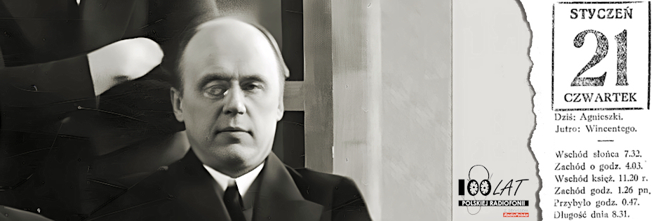 Ilustracja tytułowa dla dnia: 21.01.1926. Jerzy Żurawlew. Źródło: Narodowe Archiwum Cyfrowe