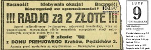 Wydarzyło się 9.02.1925