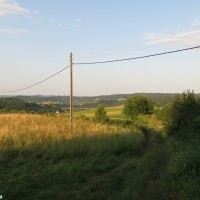 Przed wejściem na górę Czaków w Wołkowyi