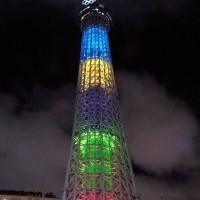 Tokyo Skytree nocą