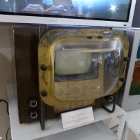 Telewizor z lupą wodną w Muzeum Radia w Türi